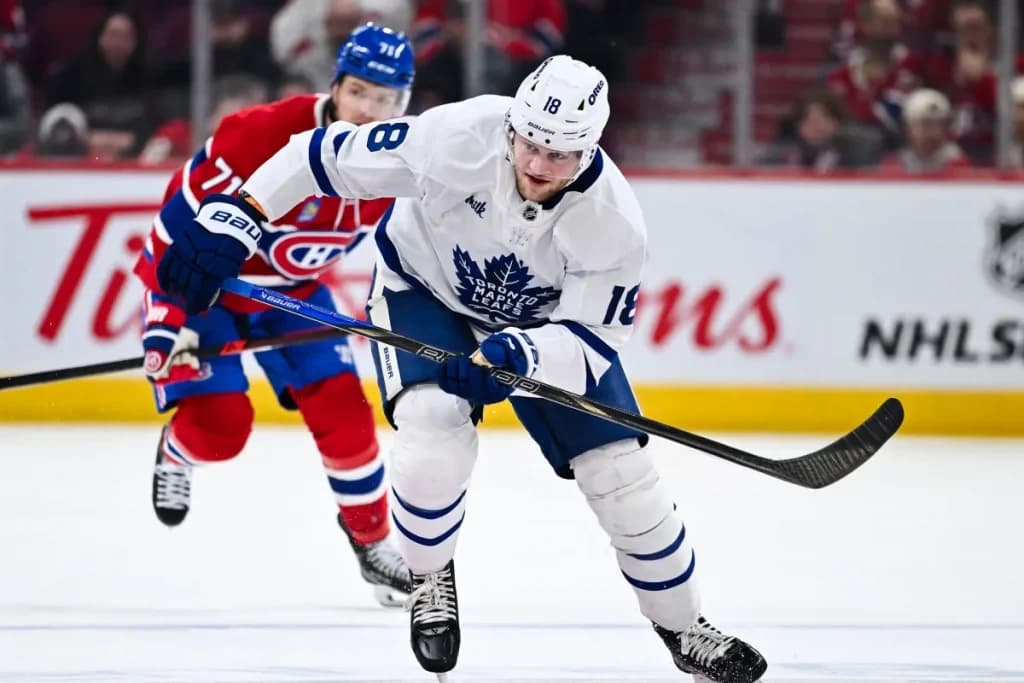 Leafs vs Canadiens Players